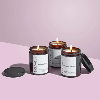 Eco Soy Wax scented Candles 180g | Hand-Poured in England with Expertly Blended Essential Oils by All Mart Bristol Ltd