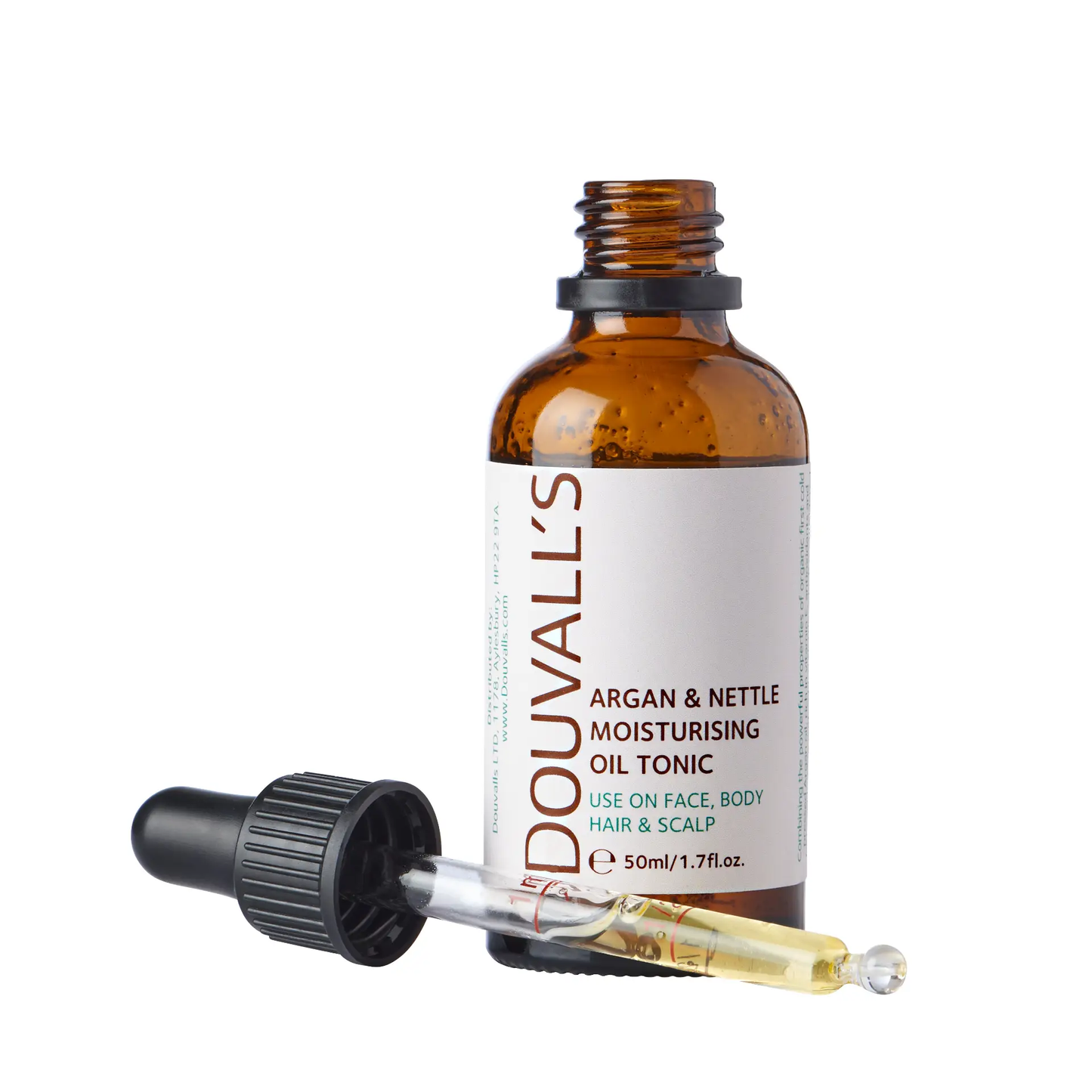 Organic Argan & Nettle Oil 50ml | Organic Powerhouse for Skin, Hair, and Scalp by All Mart Bristol Ltd