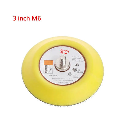 2/3/5 Inch Polishing Sanding Disc M6/M8 Male Thread Backing Pad Sander Polishing Tray For Wood Metal For Grinding Polishing by All Mart Bristol Ltd