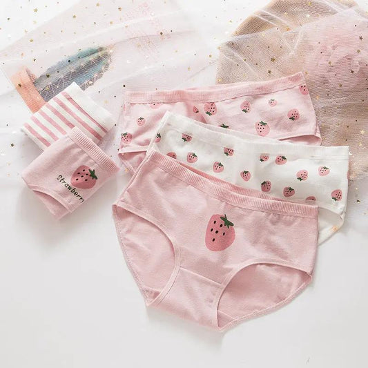 Girls' Cotton Cute Underwear by Dropshipman