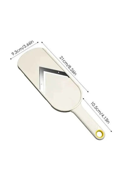 Stainless Steel Blade Vegetable Chopper Slicer Non Slip Base Cabbage Carrot, Salad Onion Cutter by All Mart Bristol Ltd