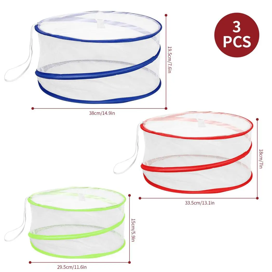 VINSANI SET OF 3 POP UP FOOD COVERS 0008501 by Vinsani