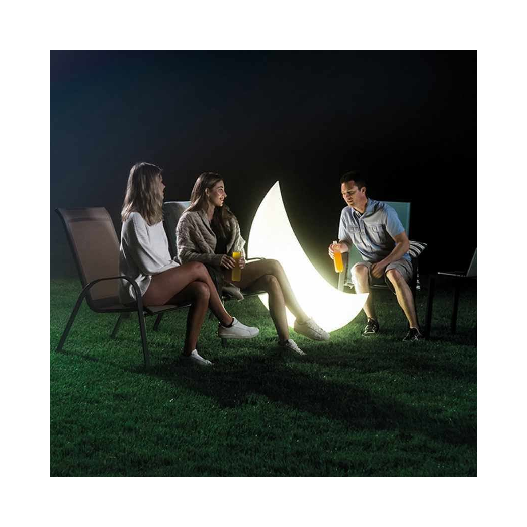 Intex LED Floating Moon Crescent Light for Garden Lighting, 1.35m x 43cm x 89cm by Intex