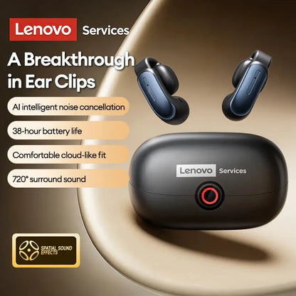 Lenovo LES-108 Bone Conduction TWS Ear Clips Earphones Wireless Bluetooth V6.0 Earbuds Sports Headphones Al Call Noise Reduction by All Mart Bristol Ltd