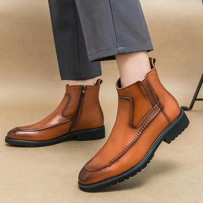 Martin Boots Men's High Top British Style Platform by Dropshipman
