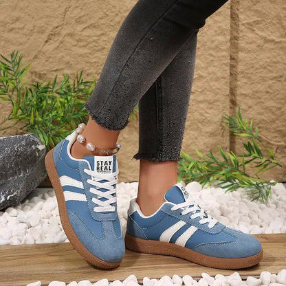 Fashionable Casual White Sneakers For Women by Dropshipman