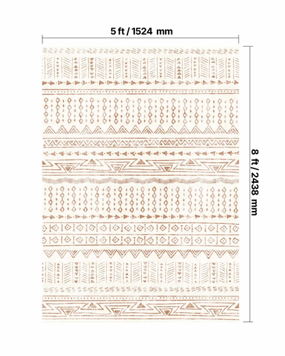 VEVOR Area Rug, 5 x 8 ft Large Washable Rug, Non-Slip and Tear-Resistant Soft Carpet, Pet Friendly Modern Area Rugs, Indoor Mat for Bedroom, Office, Living Room, Entryway, Beige by All Mart Bristol Ltd