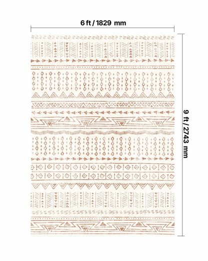 VEVOR Area Rug, 6 x 9 ft Large Washable Rug, Non-Slip and Tear-Resistant Soft Carpet, Pet Friendly Modern Area Rugs, Indoor Mat for Bedroom, Office, Living Room, Entryway, Beige by All Mart Bristol Ltd