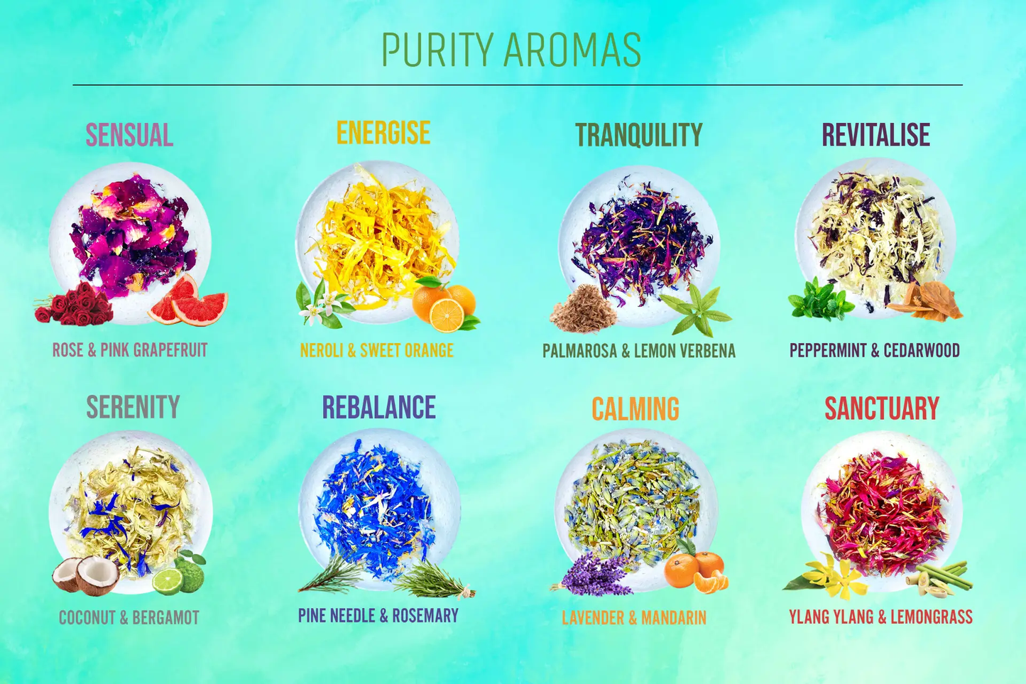Luxury Therapeutic 'Purity' Bath Bomb Gift Set by All Mart Bristol Ltd