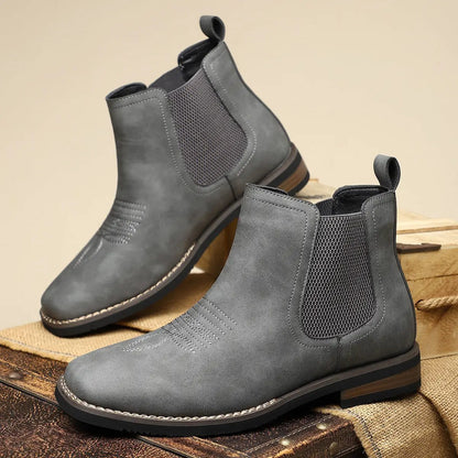 Men's Autumn And Winter Casual British Style Mid-calf Martin Boots by Dropshipman