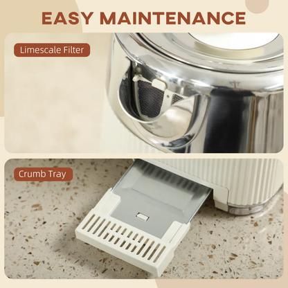 Kettle and Toaster Set by N/A