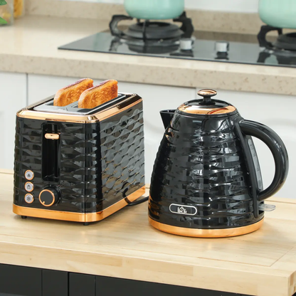 Kettle and Toaster Set by N/A