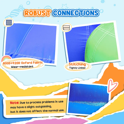 Bouncy Castle with Slide Inflatable Bouncer Kids Jumper Bounce Castle HOMCOM by Unbranded