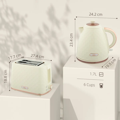 Kettle and Toaster Set by N/A