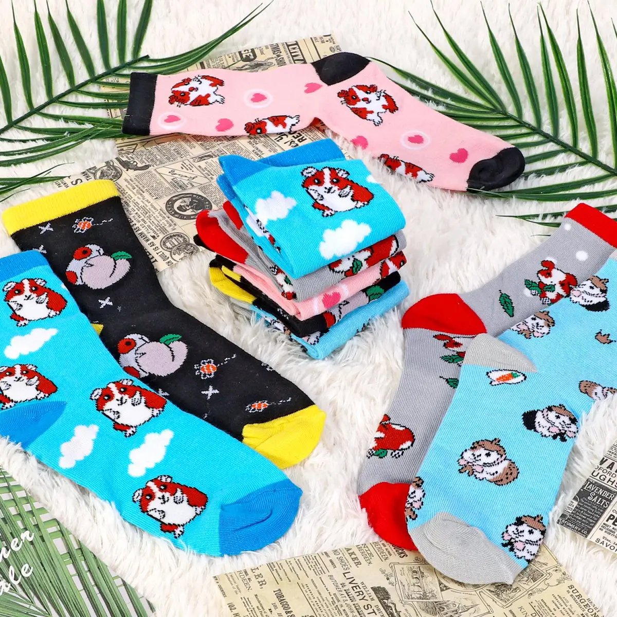 VINSANI GUINEA PIG SOCKS 5pk 1010415 by Vinsani