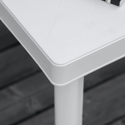 Garden End Table Outdoor Square Accent Coffee Table for Drink Snack Outsunny by Unbranded
