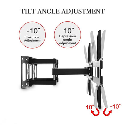 32-70 Inch Double Pendulum Large Base TV Stand Tmds-101 Bearing 50Kg/Vese600*400/Upper And Lower-10~ 10° by N/A