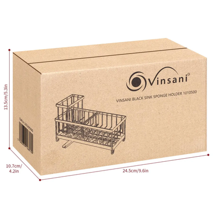 VINSANI BLACK SINK SPONGE HOLDER 1010500 by Vinsani