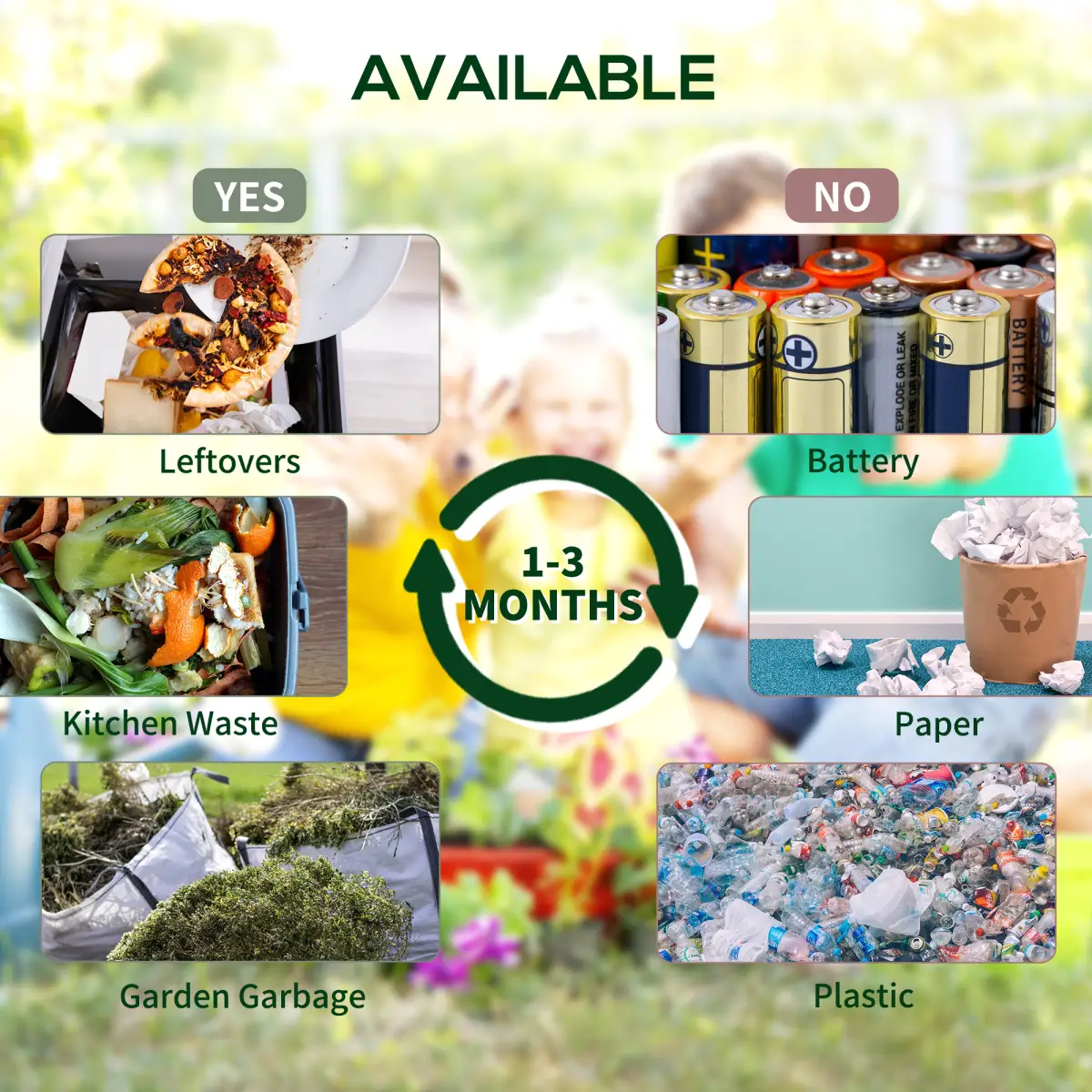 Outsunny 130L Compost Bin Dual Chamber Rotating Composter w/ Ventilation Holes by Outsunny