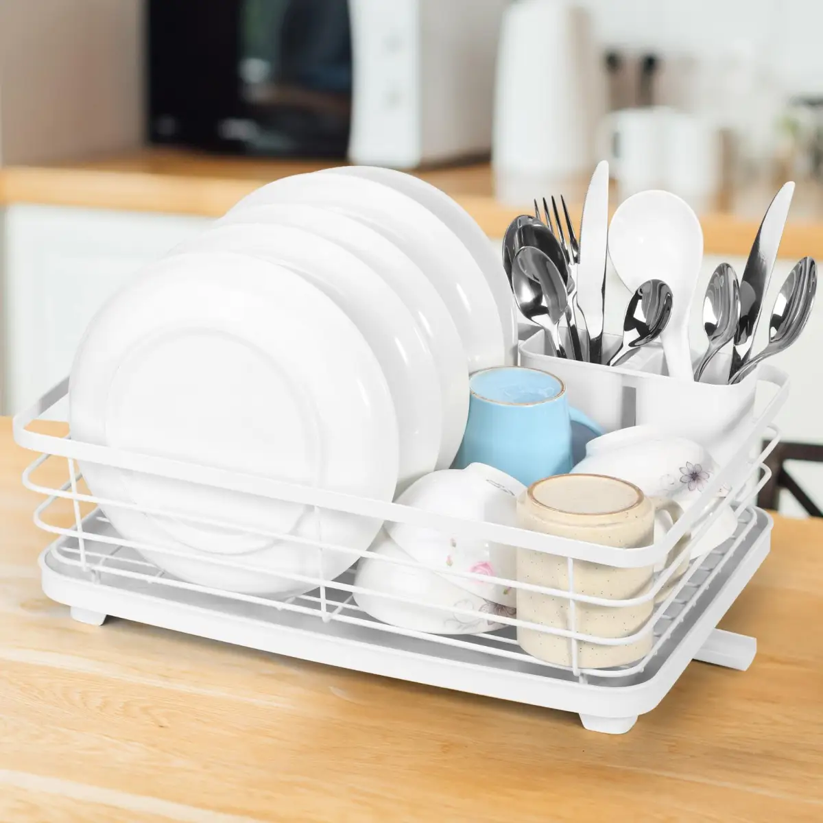 VINSANI WHITE DISH RACK 1010437 by Vinsani