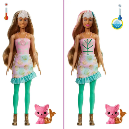 Barbie Doll Colour Reveal Peel Mermaid 25 Accessories Toy Gift For KIds GXV93 by Barbie