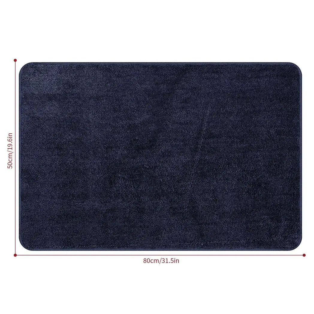 VINSANI BATH MAT 50X80cm NAVY 1010162 by Vinsani