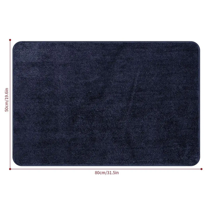 VINSANI BATH MAT 50X80cm NAVY 1010162 by Vinsani