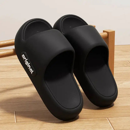 Women Men Slippers Home House Platform Cloud Summer bathroom Slides Indoor Soft Sole Sandals Non Slip Male EVA Thick Flip Flops by All Mart Bristol Ltd