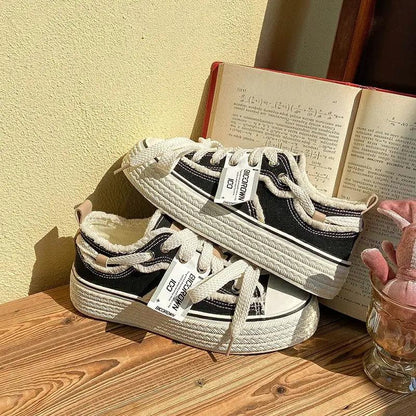 Fall Classic Style Canvas Shoes Women's Low-top by Dropshipman