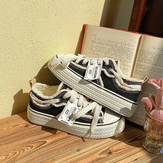Fall Classic Style Canvas Shoes Women's Low-top by Dropshipman