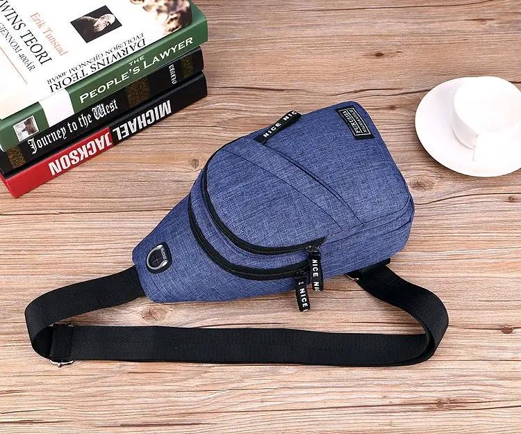Casual Youth Korean Style Shoulder Bag Men's Oxford Cloth Messenger Bag by Dropshipman