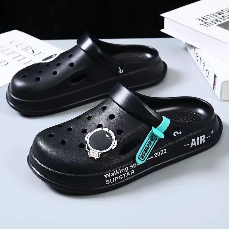 Astronaut Decor Slippers Summer Indoor Home Shoes Outdoor Garden Clogs Shoes by Dropshipman