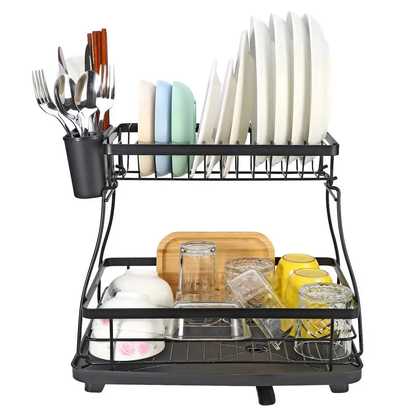 VINSANI BLACK DISH RACK 1010248 by Vinsani
