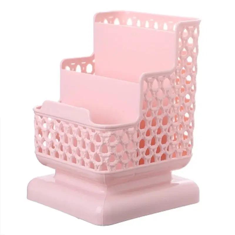 School Stationery Makeup Organizer Desktop Storage Box Container for Cosmetics Jewelry Stationery Plastic Organizer by All Mart Bristol Ltd