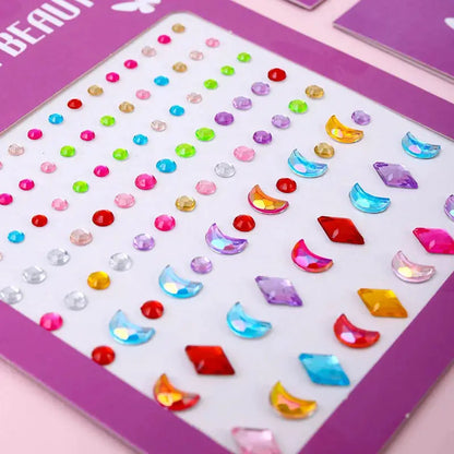 Hot Selling Face Gems Stickers Self Adhesive Waterproof Teardrop Rhinestones for Party Makeup Nail Art Beauty Supplies by All Mart Bristol Ltd