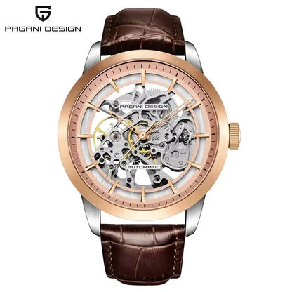 PAGANI DESIGN Hollow Men Watch Stainless Steel Waterproof 43mm Automatic Wristwatch Top Brand Mechanical Watch Men Gift Watches by All Mart Bristol Ltd