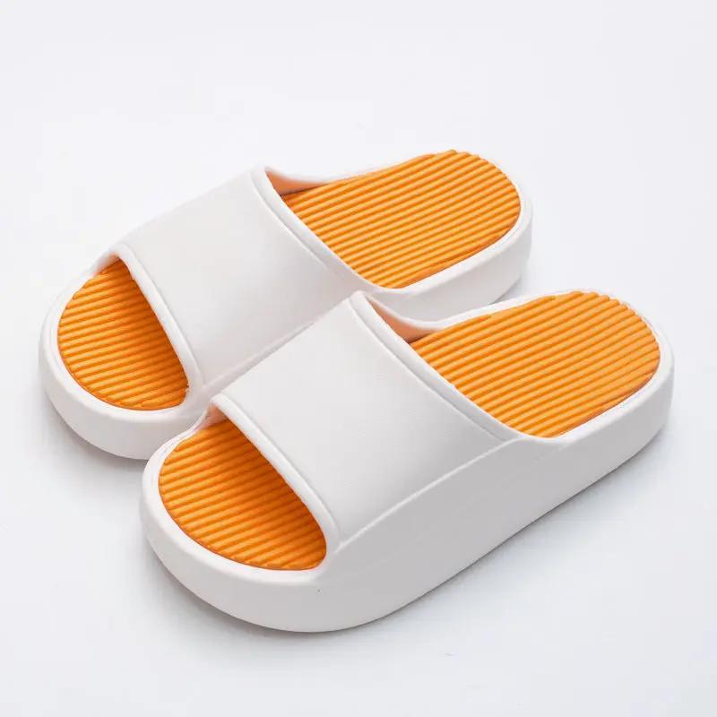 Anti-slip Thick Bottom Feces Feeling Couple Slippers by Dropshipman