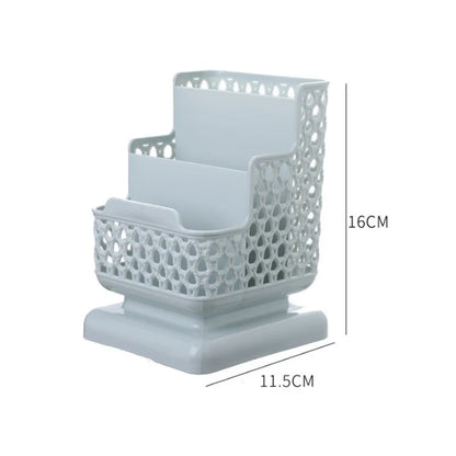 School Stationery Makeup Organizer Desktop Storage Box Container for Cosmetics Jewelry Stationery Plastic Organizer by All Mart Bristol Ltd