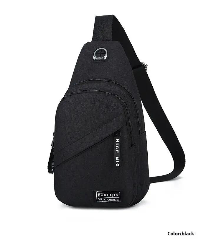 Casual Youth Korean Style Shoulder Bag Men's Oxford Cloth Messenger Bag by Dropshipman