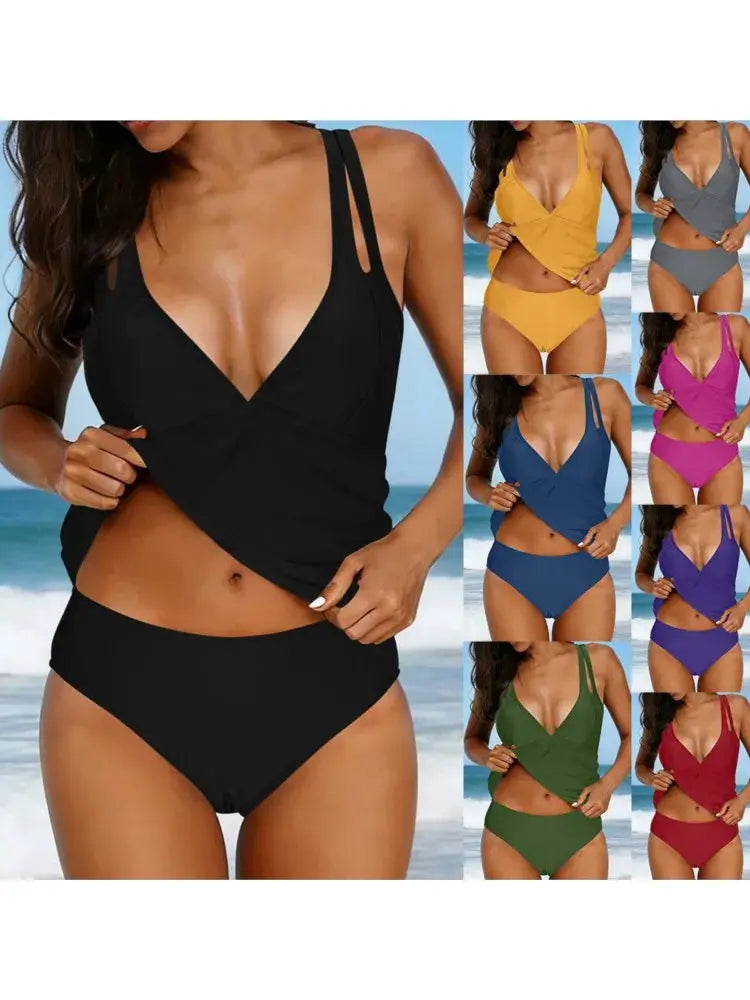 Swimwear Women Swimsuit Sexy Tankini New Push Up Bikinis Set Brazilian Bathing Suit Beachwear Biquini Two Piece Suits 2026 by All Mart Bristol Ltd