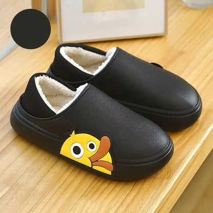 Cartoon Cute Bear Wearing Household Cotton Shoes Indoor And Outdoor by Dropshipman