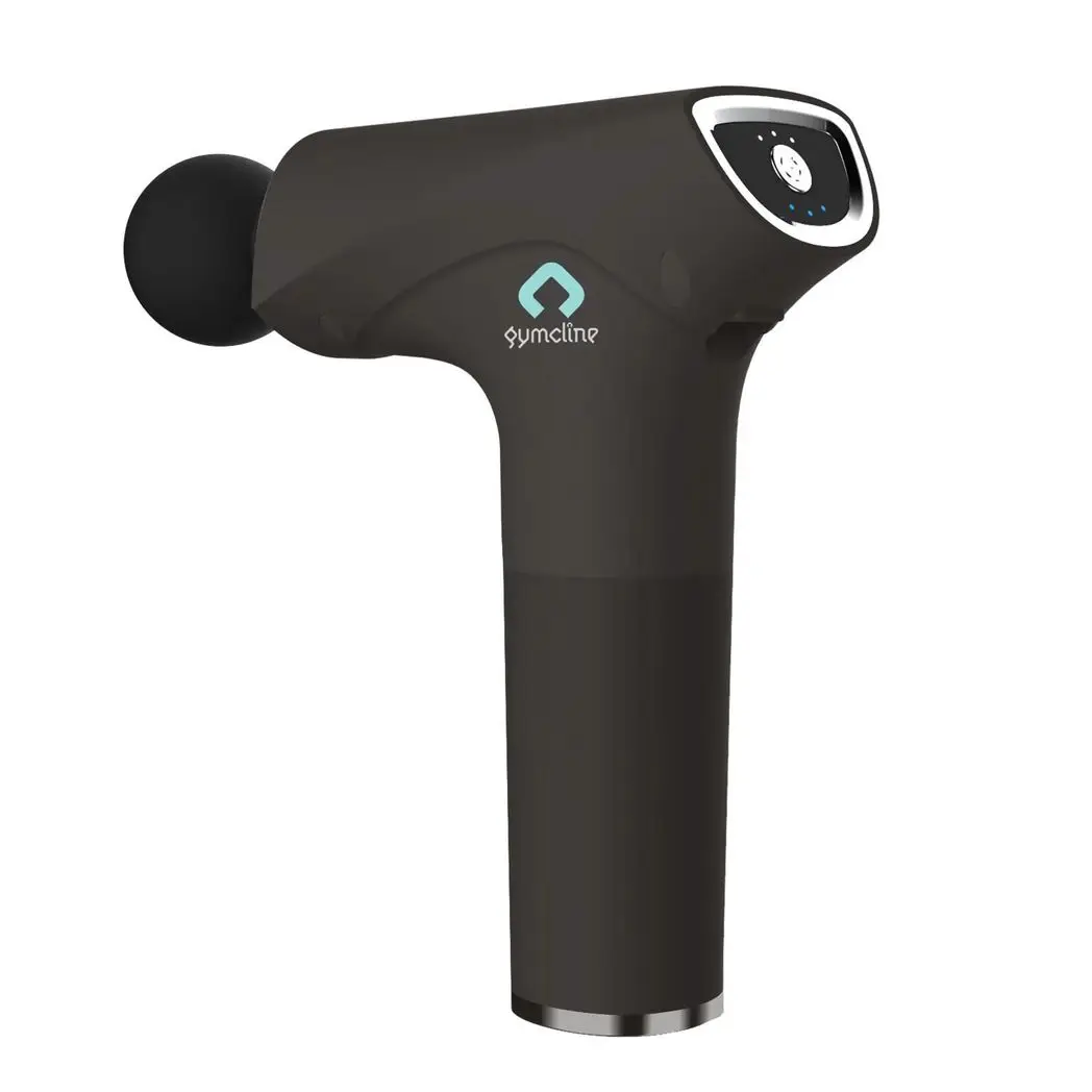 Gymcline Massage Gun Compact Size with 1500mAh Battery & 3 Speed Modes, Grey by Gymcline