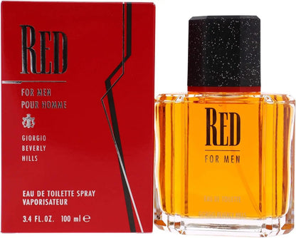 Giorgio Beverly Hills Red for Men Eau De Toilette Spray 100ml by Giorgio Beverly Hills