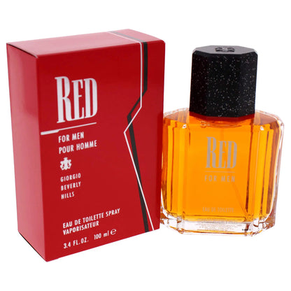 Giorgio Beverly Hills Red for Men Eau De Toilette Spray 100ml by Giorgio Beverly Hills