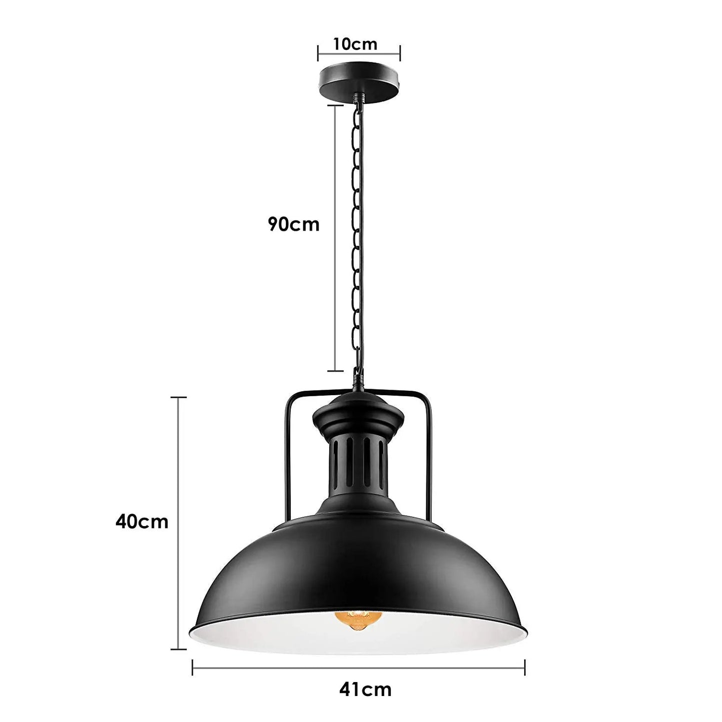 Vintage Industrial Metal Ceiling Pendant Shade Modern Hang Retro Pendant Light~2672 by LEDSone