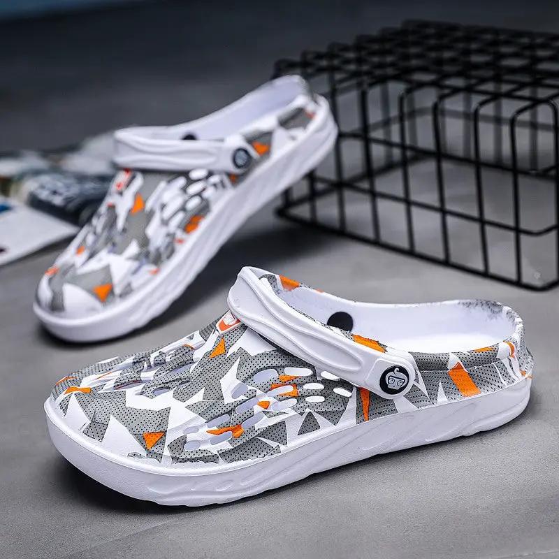 Men's Casual Breathable Camouflage Personalized Slippers by Dropshipman