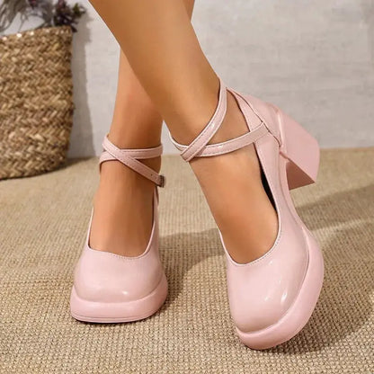 High Heels Women Shoes Elegant Mary Janes Shoes Cozy Chunky Shoes Autumn Fashion Lolita Woman Pumps 2025 New Women’s Zapatillas by All Mart Bristol Ltd