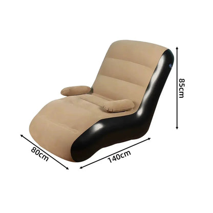 Inflatable Lounger Sofa with Storage Bag for Living Room And Bedroom Lazy Sofa Compact Foldable Seat Cushion by All Mart Bristol Ltd