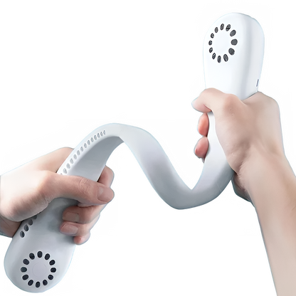 Portable Bladeless Neck Fan Rechargeable 3 Speed Cooling by All Mart Bristol Ltd