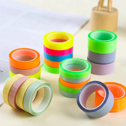 5 Roll 5 Colors Stickers Transparent Fluorescent Index Tabs Flags 5M Sticky Note Stationery Children Gift School Office Supplies by All Mart Bristol Ltd